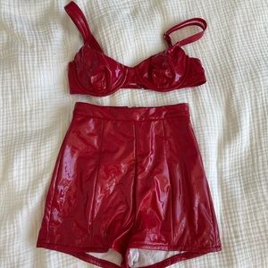 Oh Polly Red Latex Set